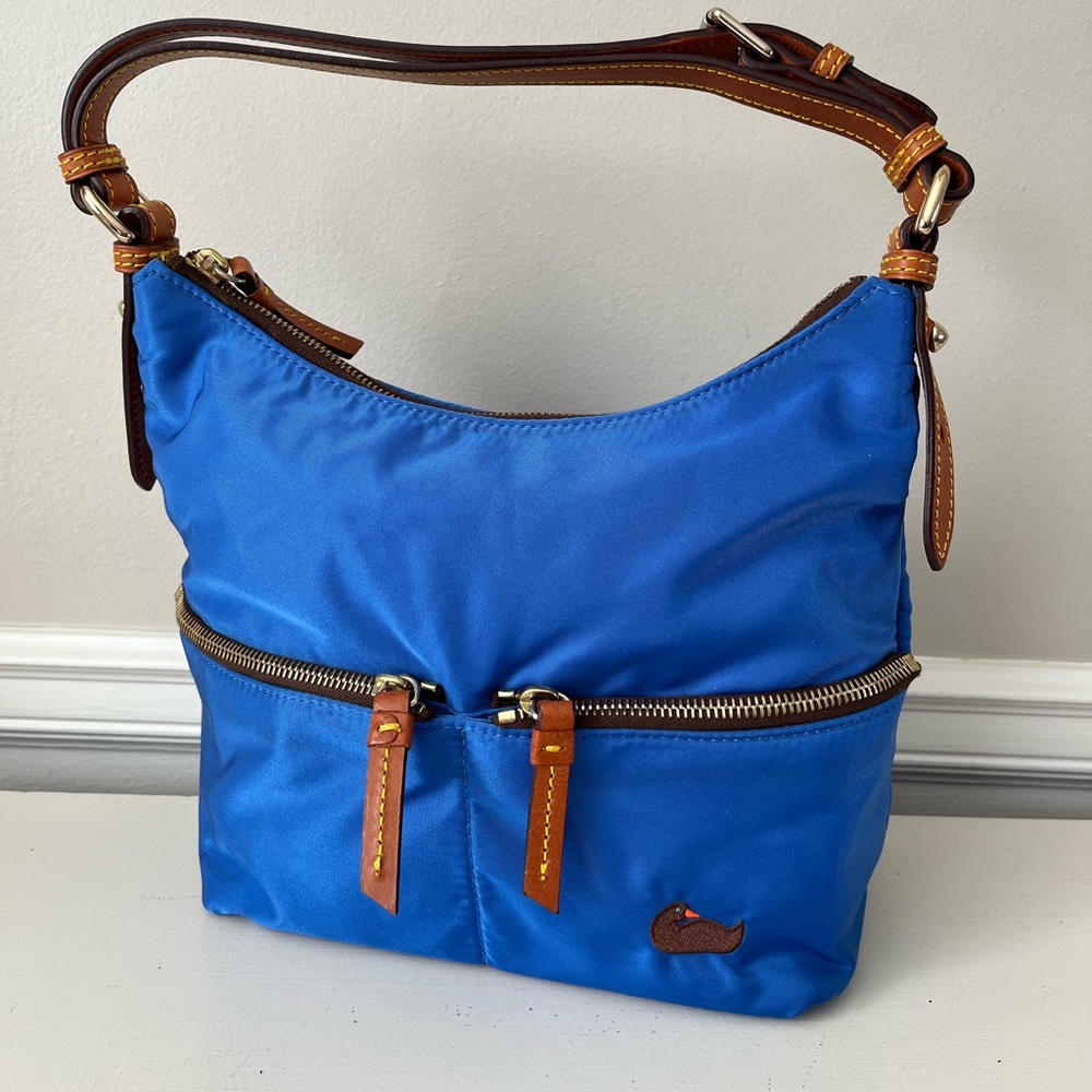 Dooney & Burke blue canvas purse